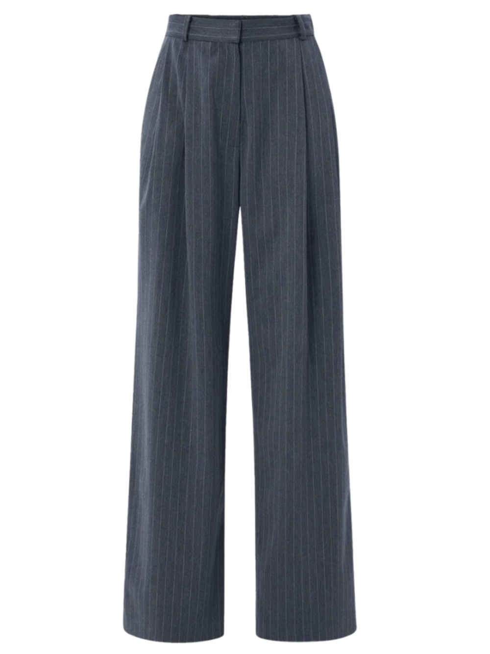 CEKETTE Pinstride Boyfriend Pants In Grey $250 NWOT Sz Xs